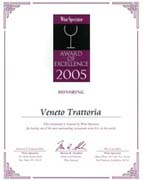Wine Spectator Award 2005
